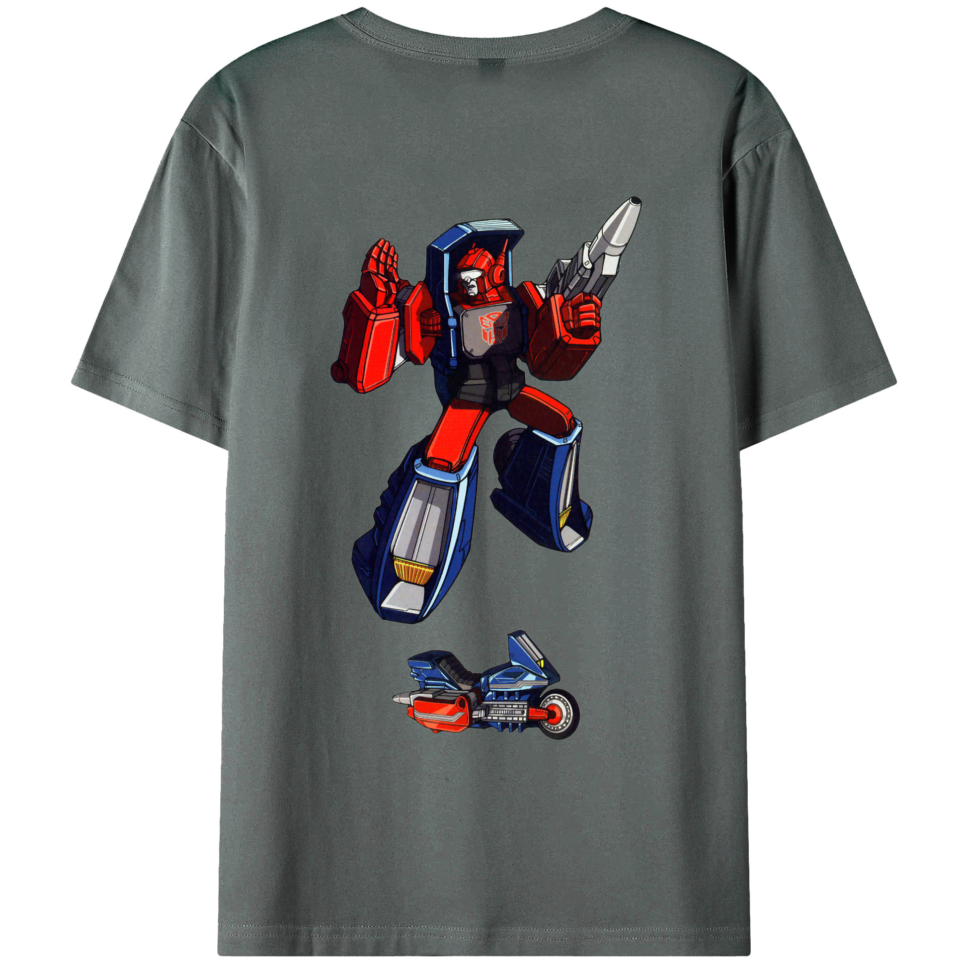 （画像用）  綿100％ メンズ半袖Tシャツ（バックプリント） 通気性